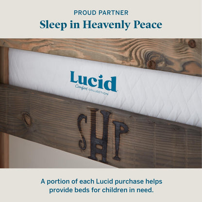 Matelas ferme en mousse à mémoire de forme Lucid de 12 pouces
