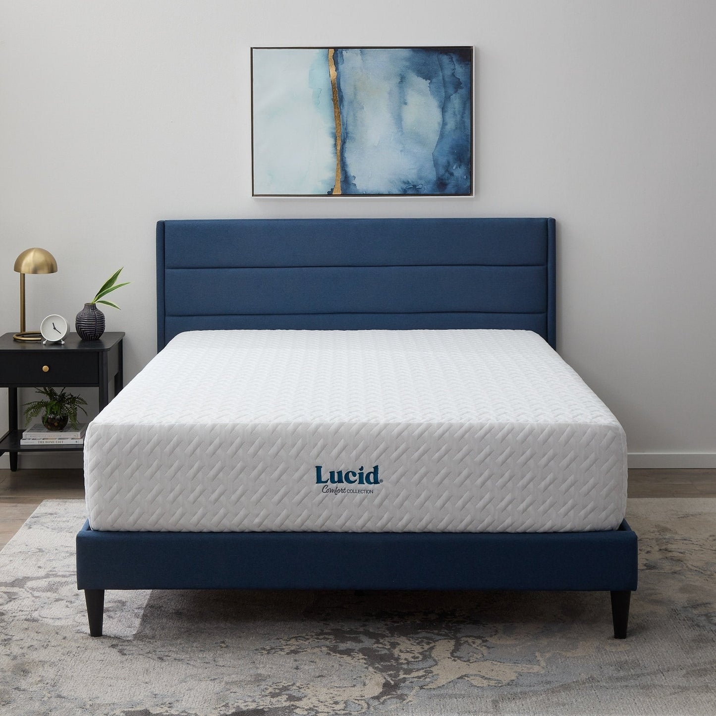 Matelas Lucid en mousse à mémoire de forme gel de 14 pouces