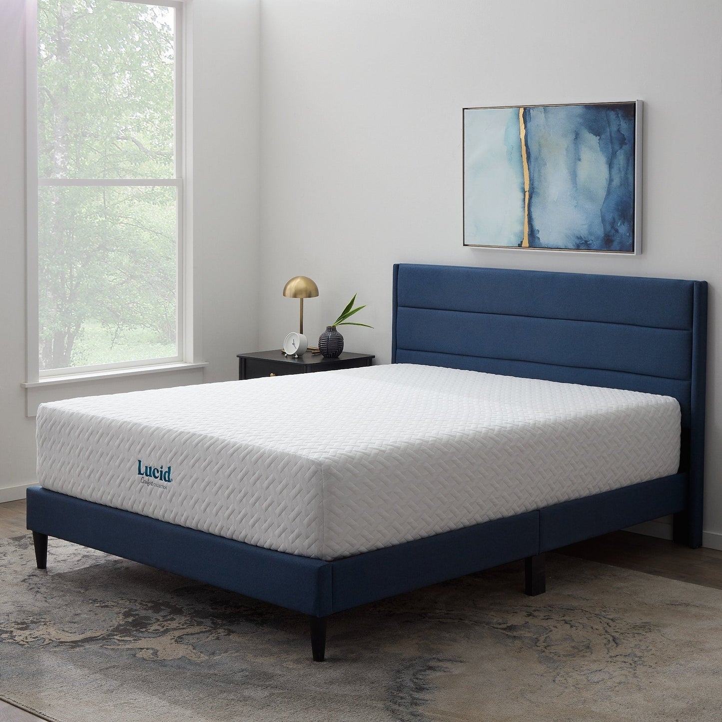 Matelas Lucid en mousse à mémoire de forme gel de 14 pouces
