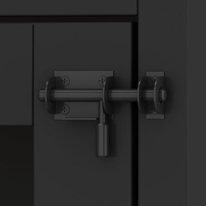 Cage d'angle pour 2 chiens, grande taille, en forme de L, 58,7 x 41,1 cm