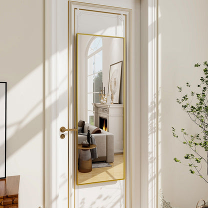 Grand miroir mural sur pied à suspendre