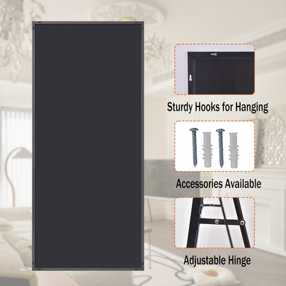 Grand miroir mural sur pied à suspendre