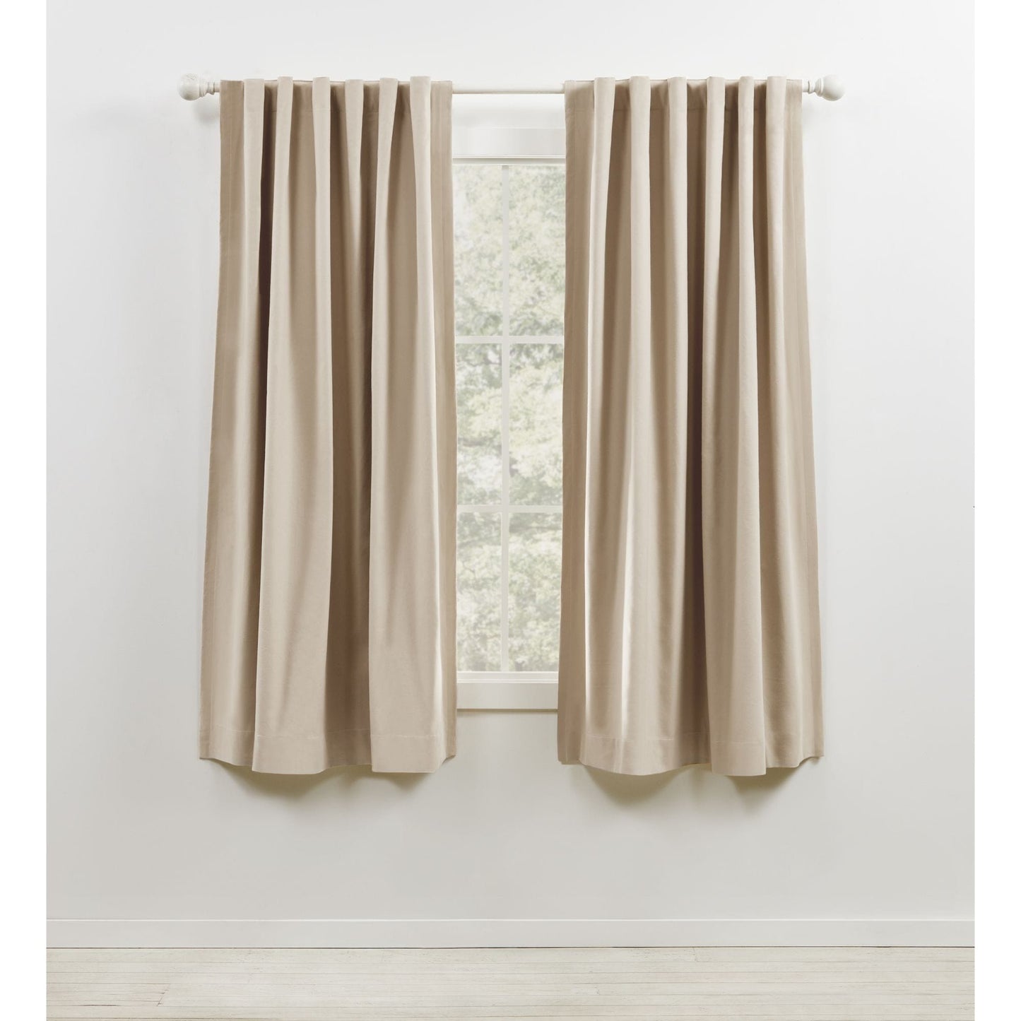 Panneau de rideau simple occultant à languette arrière et passe-tringle Lauren Ralph Lauren Waller