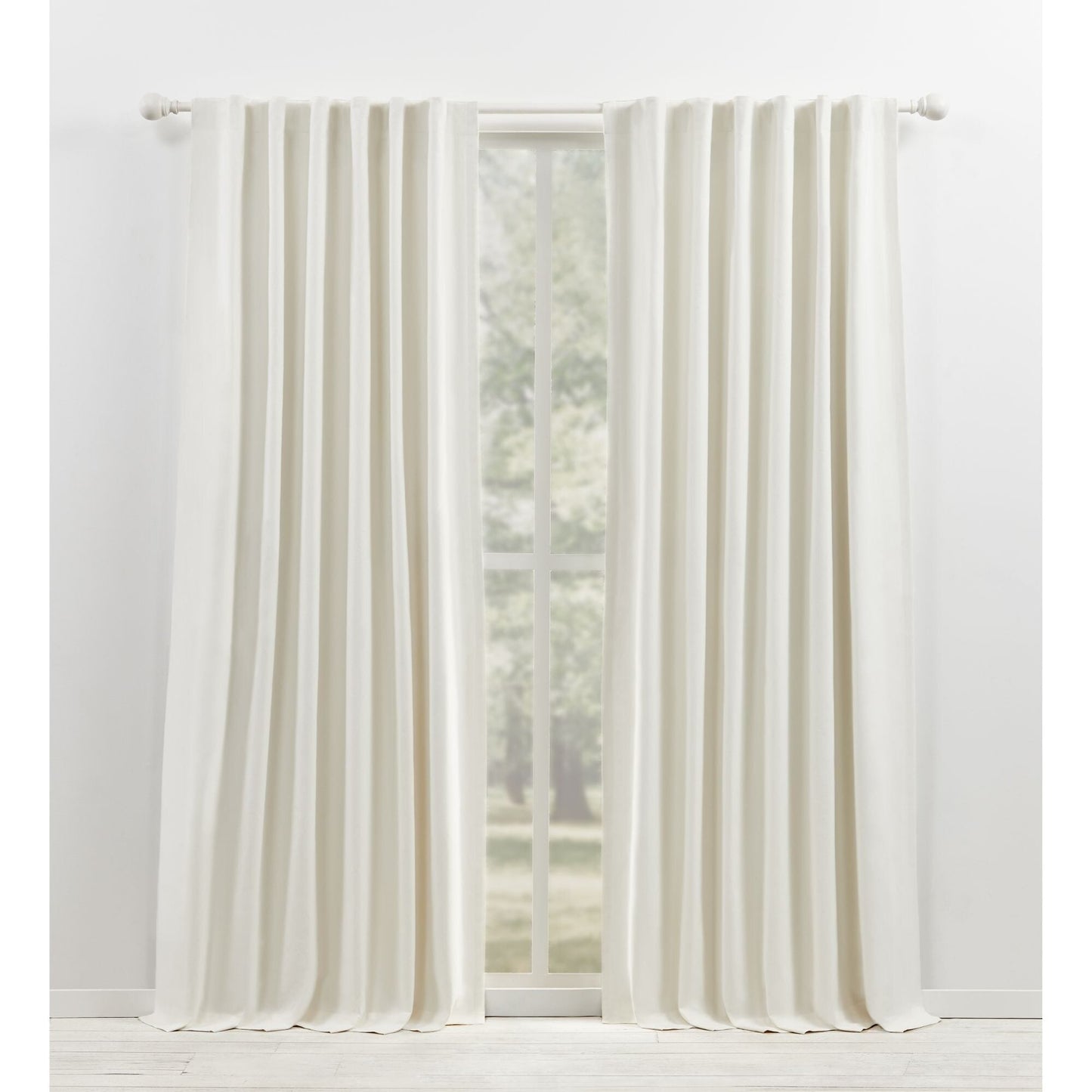 Panneau de rideau simple occultant à languette arrière et passe-tringle Lauren Ralph Lauren Waller