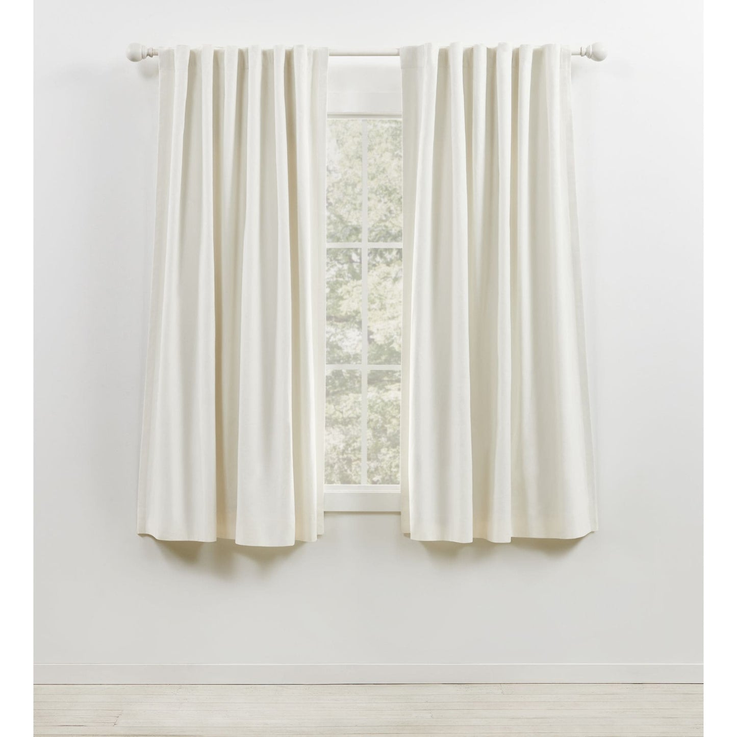 Panneau de rideau simple occultant à languette arrière et passe-tringle Lauren Ralph Lauren Waller