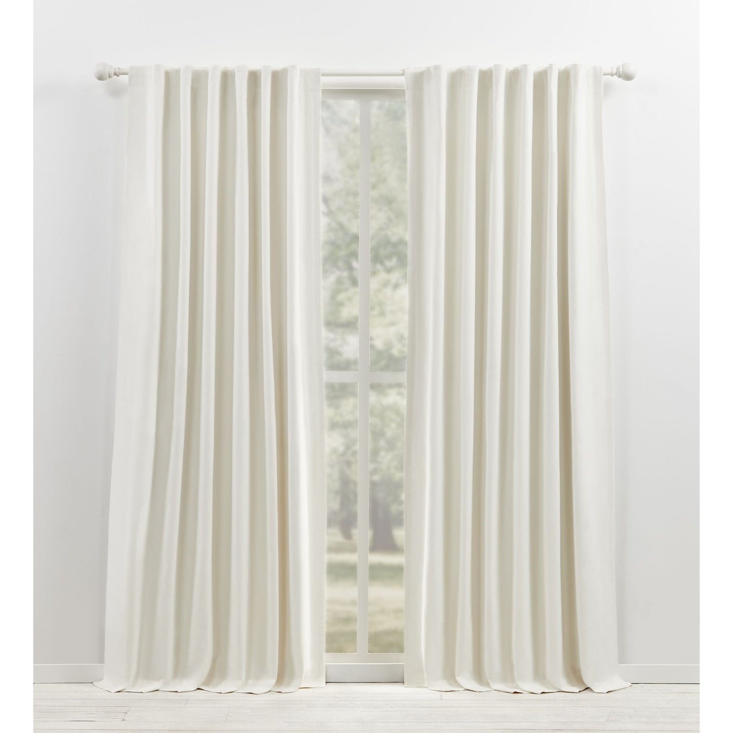 Panneau de rideau simple occultant à languette arrière et passe-tringle Lauren Ralph Lauren Waller