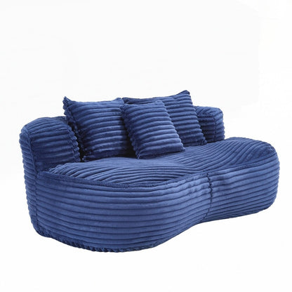 Canapé paresseux confortable et durable, fauteuil poire à dossier haut pour adultes et enfants - 2 places