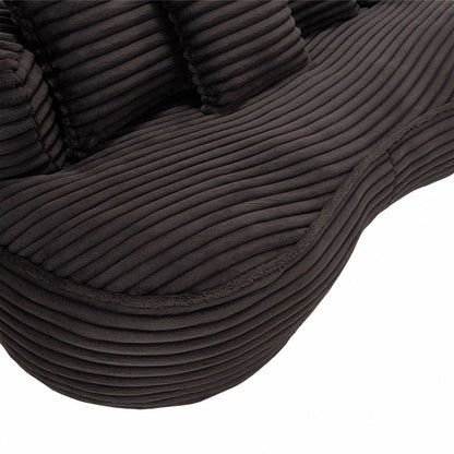 Canapé paresseux confortable et durable, fauteuil poire à dossier haut pour adultes et enfants - 2 places