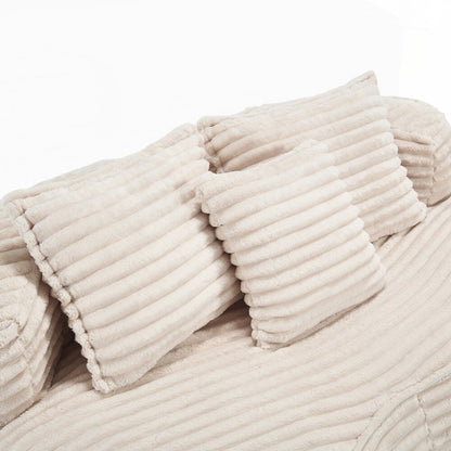 Canapé paresseux confortable et durable, fauteuil poire à dossier haut pour adultes et enfants - 2 places