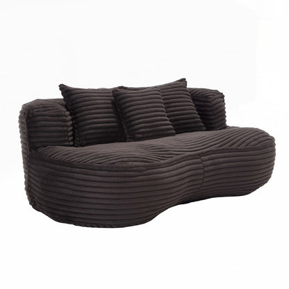 Canapé paresseux confortable et durable, fauteuil poire à dossier haut pour adultes et enfants - 2 places