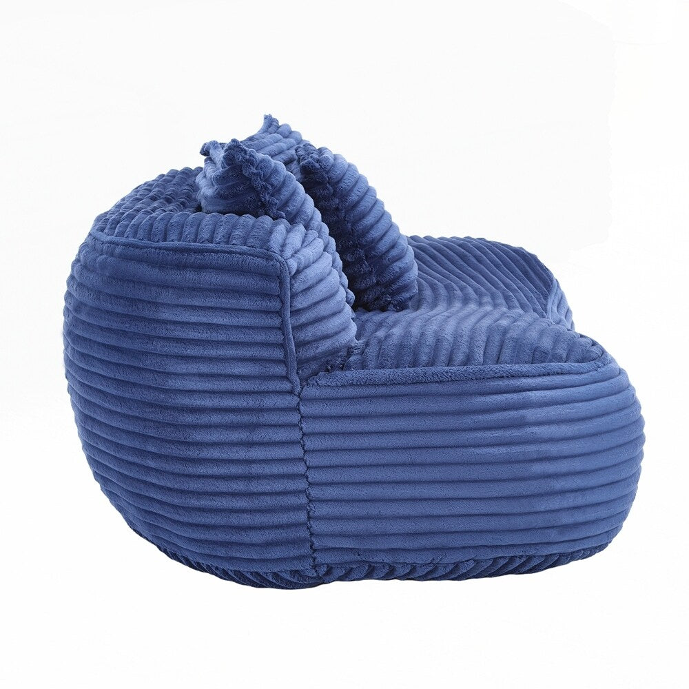 Canapé paresseux confortable et durable, fauteuil poire à dossier haut pour adultes et enfants - 2 places