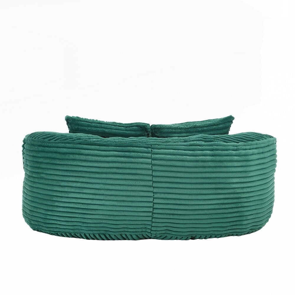 Canapé paresseux confortable et durable, fauteuil poire à dossier haut pour adultes et enfants - 2 places