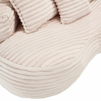 Canapé paresseux confortable et durable, fauteuil poire à dossier haut pour adultes et enfants - 2 places