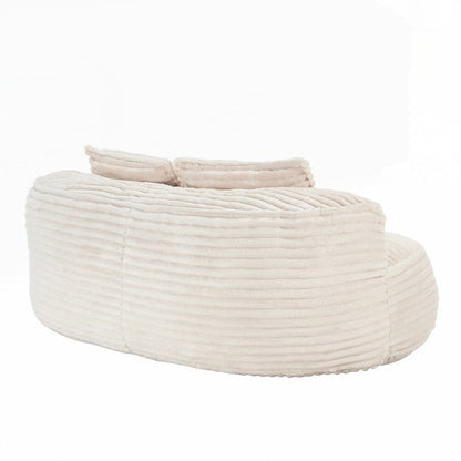 Canapé paresseux confortable et durable, fauteuil poire à dossier haut pour adultes et enfants - 2 places