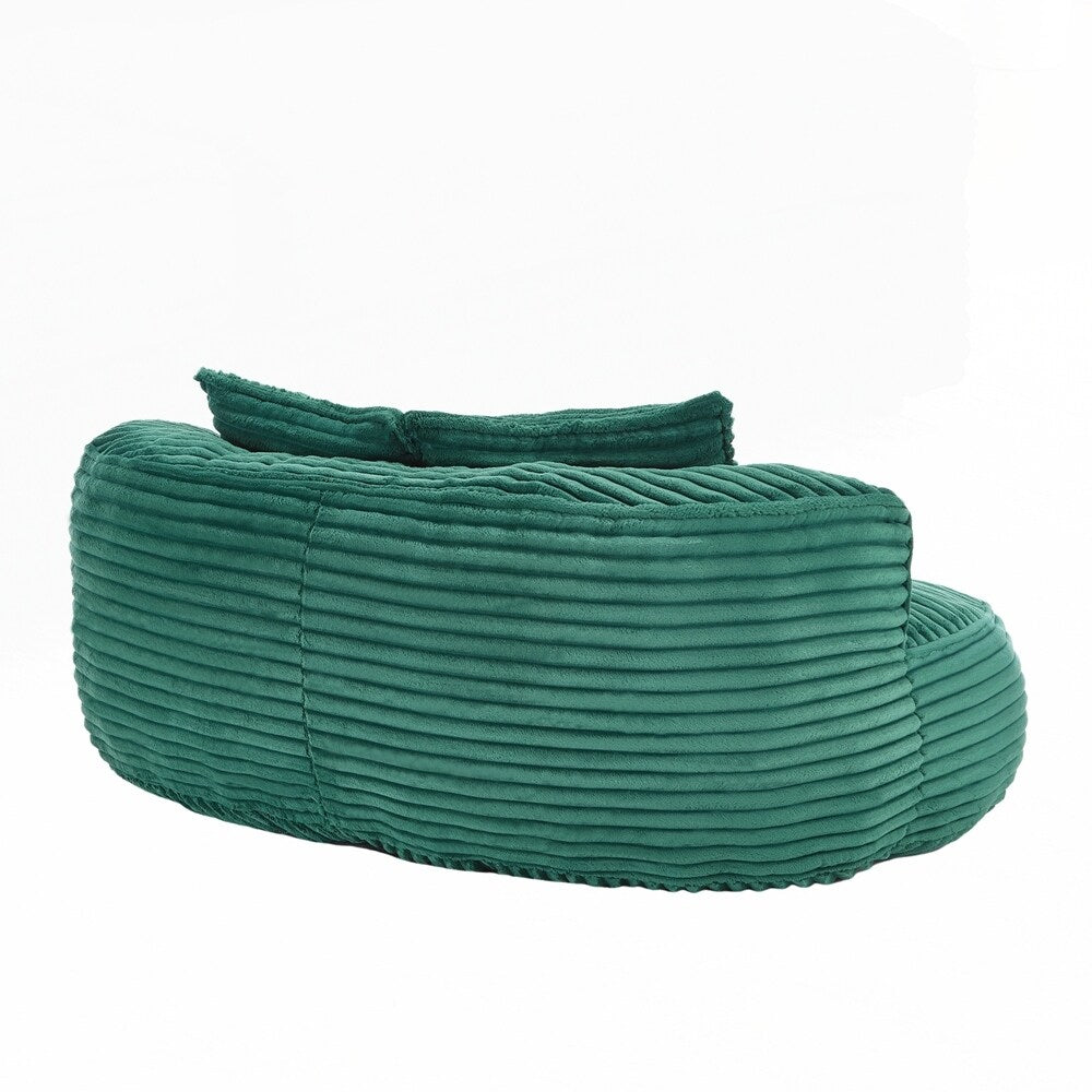 Canapé paresseux confortable et durable, fauteuil poire à dossier haut pour adultes et enfants - 2 places