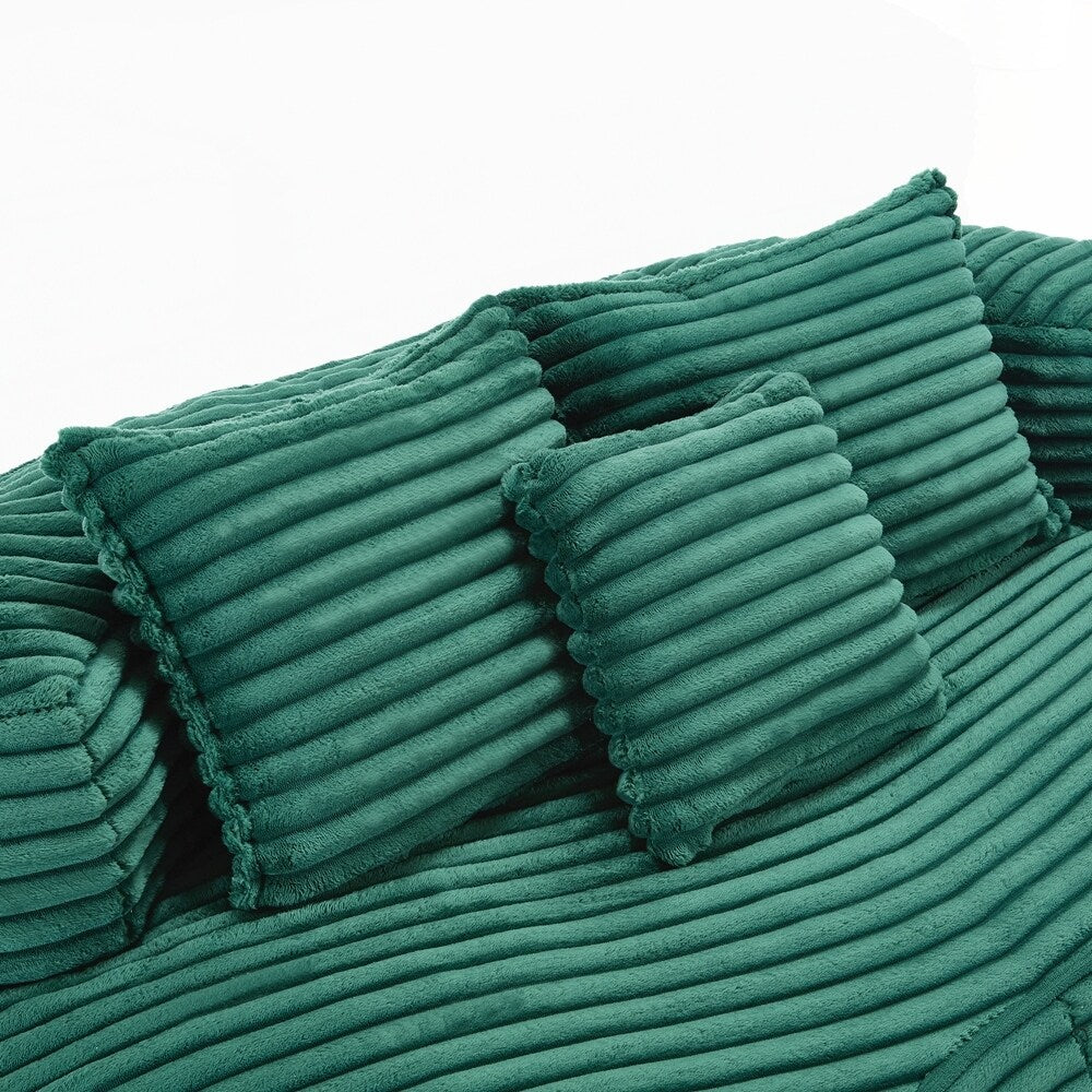 Canapé paresseux confortable et durable, fauteuil poire à dossier haut pour adultes et enfants - 2 places