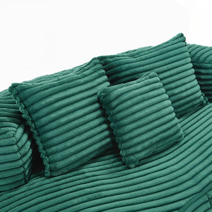 Canapé paresseux confortable et durable, fauteuil poire à dossier haut pour adultes et enfants - 2 places