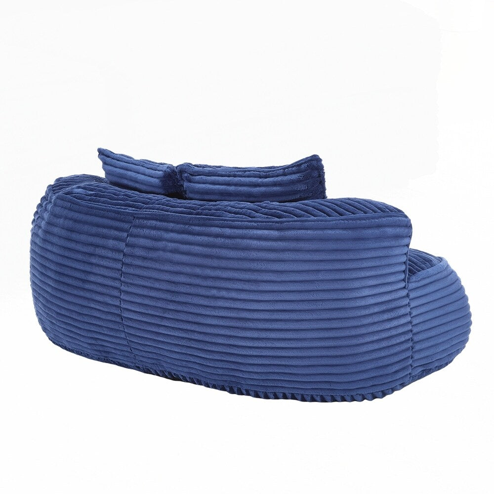 Canapé paresseux confortable et durable, fauteuil poire à dossier haut pour adultes et enfants - 2 places