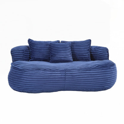 Canapé paresseux confortable et durable, fauteuil poire à dossier haut pour adultes et enfants - 2 places