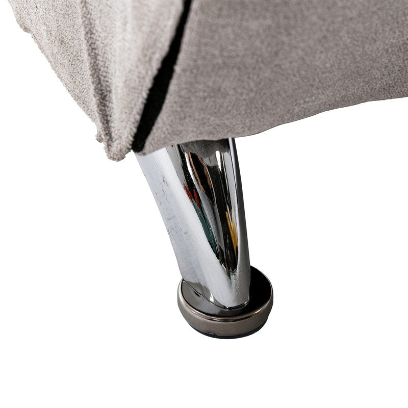 Fauteuil de massage inclinable en lin avec télécommande, fauteuil de massage électrique ergonomique, 5 modes