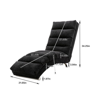 Fauteuil de massage inclinable en lin avec télécommande, fauteuil de massage électrique ergonomique, 5 modes