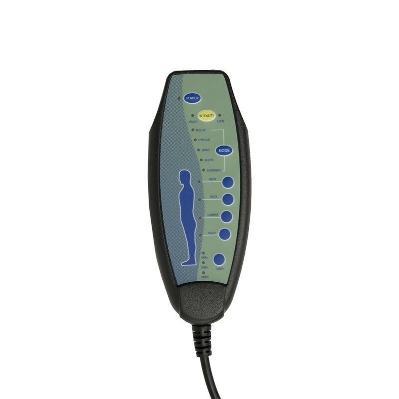 Fauteuil de massage inclinable en lin avec télécommande, fauteuil de massage électrique ergonomique, 5 modes