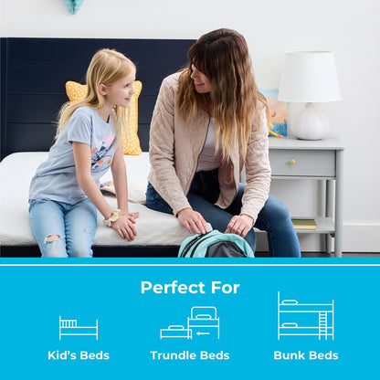 Matelas en mousse à mémoire de forme ActiveRelief Gel de 5 pouces de Linenspa Essentials