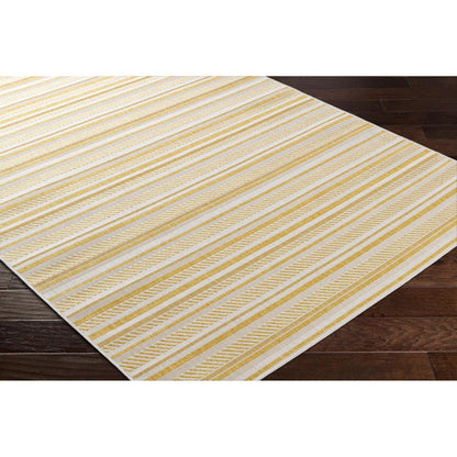 Tapis d'extérieur à rayures bohèmes Eagean de Livabliss