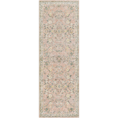 Tapis Livabliss Erin revisité, style traditionnel floral et botanique