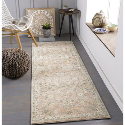 Tapis Livabliss Erin revisité, style traditionnel floral et botanique