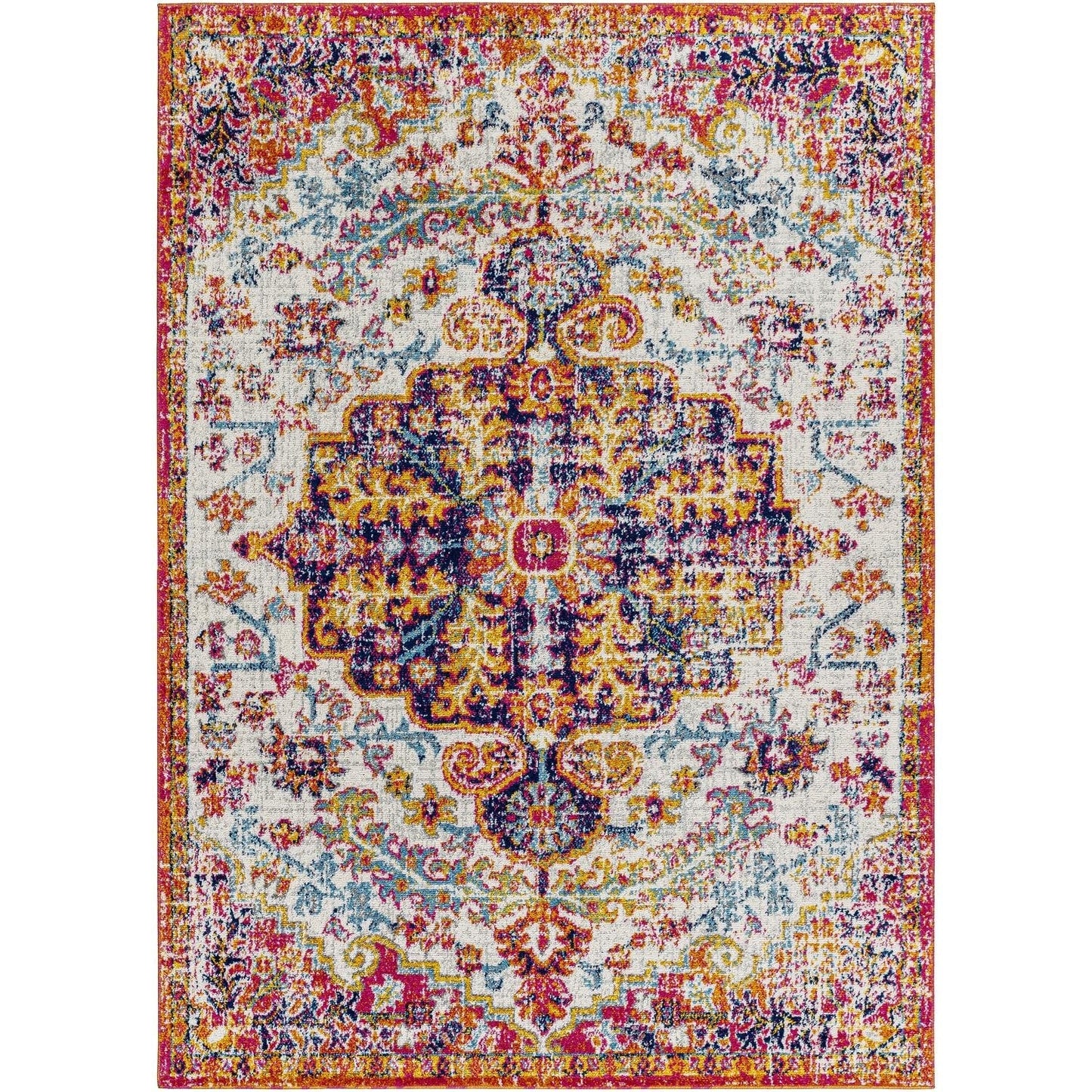 Tapis Livabliss Harput à médaillon traditionnel revisité