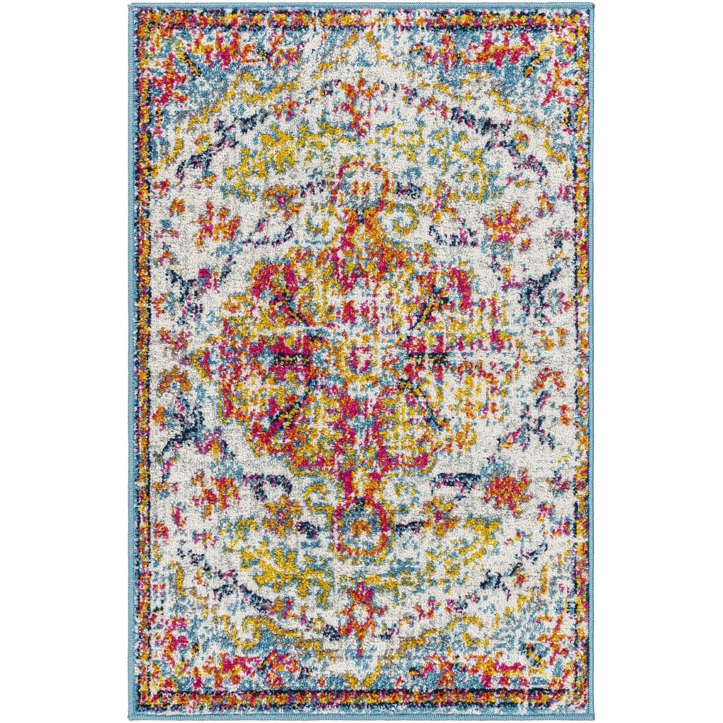Tapis Livabliss Harput à médaillon traditionnel revisité