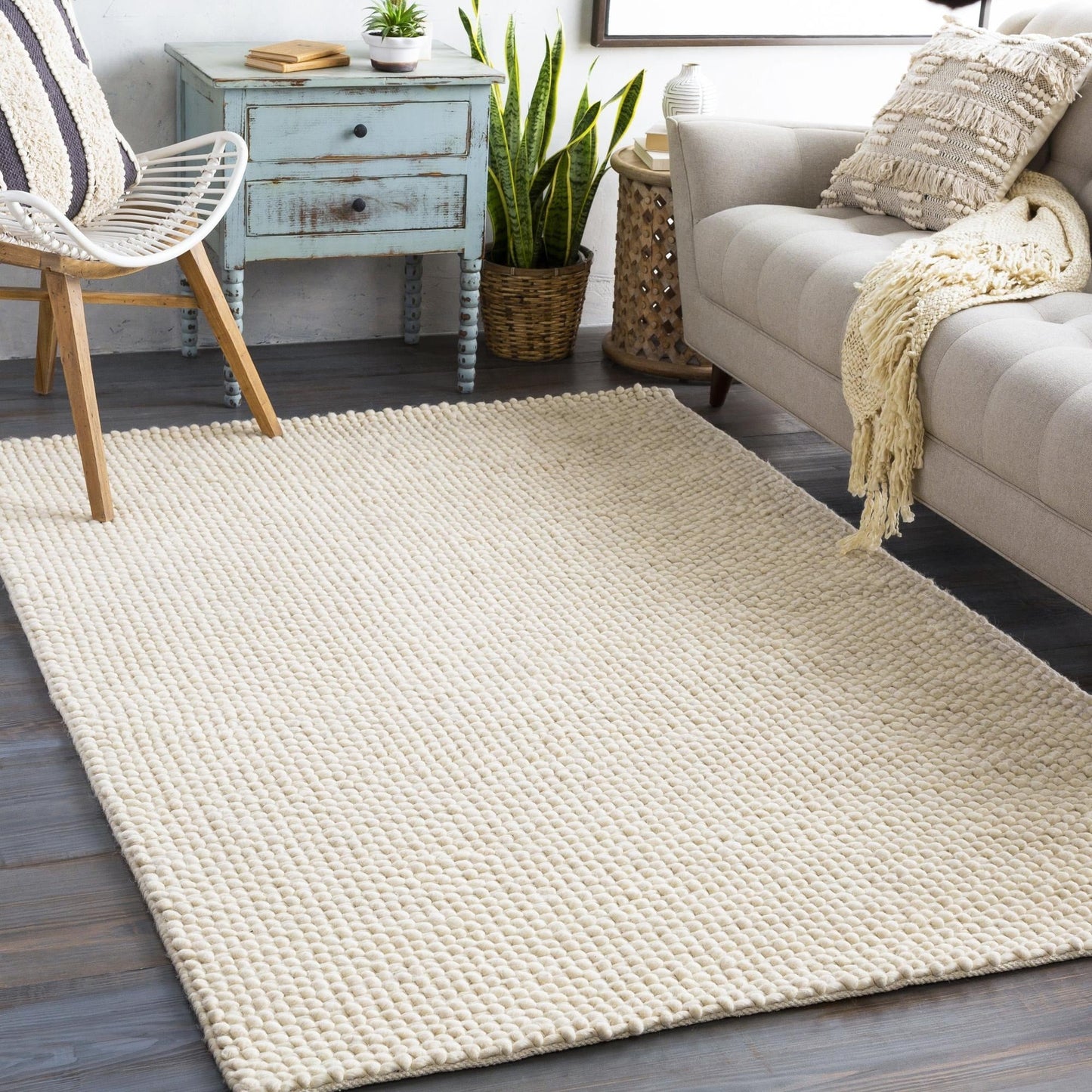 Tapis Livabliss Lucerne scandinave géométrique tissé à la main