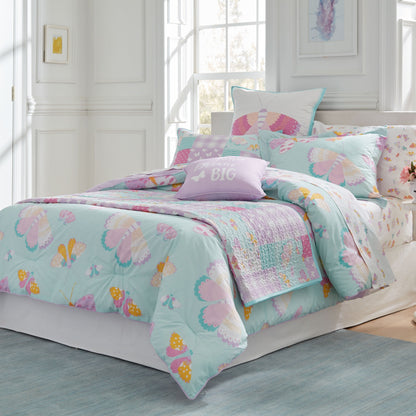 Parure de lit de luxe en coton motif fée papillon Lullaby Bedding