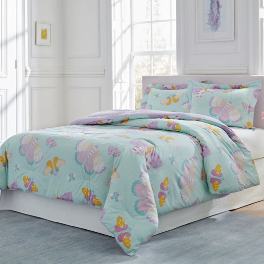 Parure de lit de luxe en coton motif fée papillon Lullaby Bedding