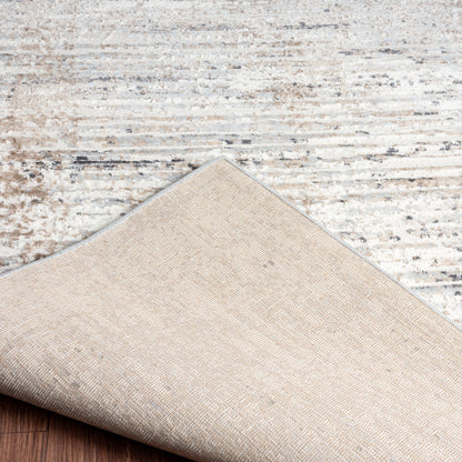 Tapis Lumina à poils longs et courts, style moderne et contemporain, motif abstrait.