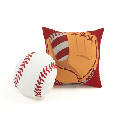 Couette surdimensionnée réversible pour enfants Lush Decor Baseball Game
