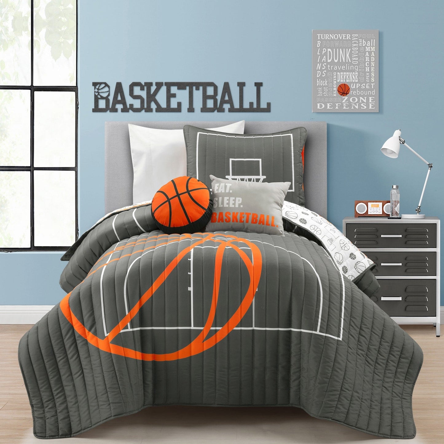 Ensemble de courtepointe Lush Decor Basketball Game