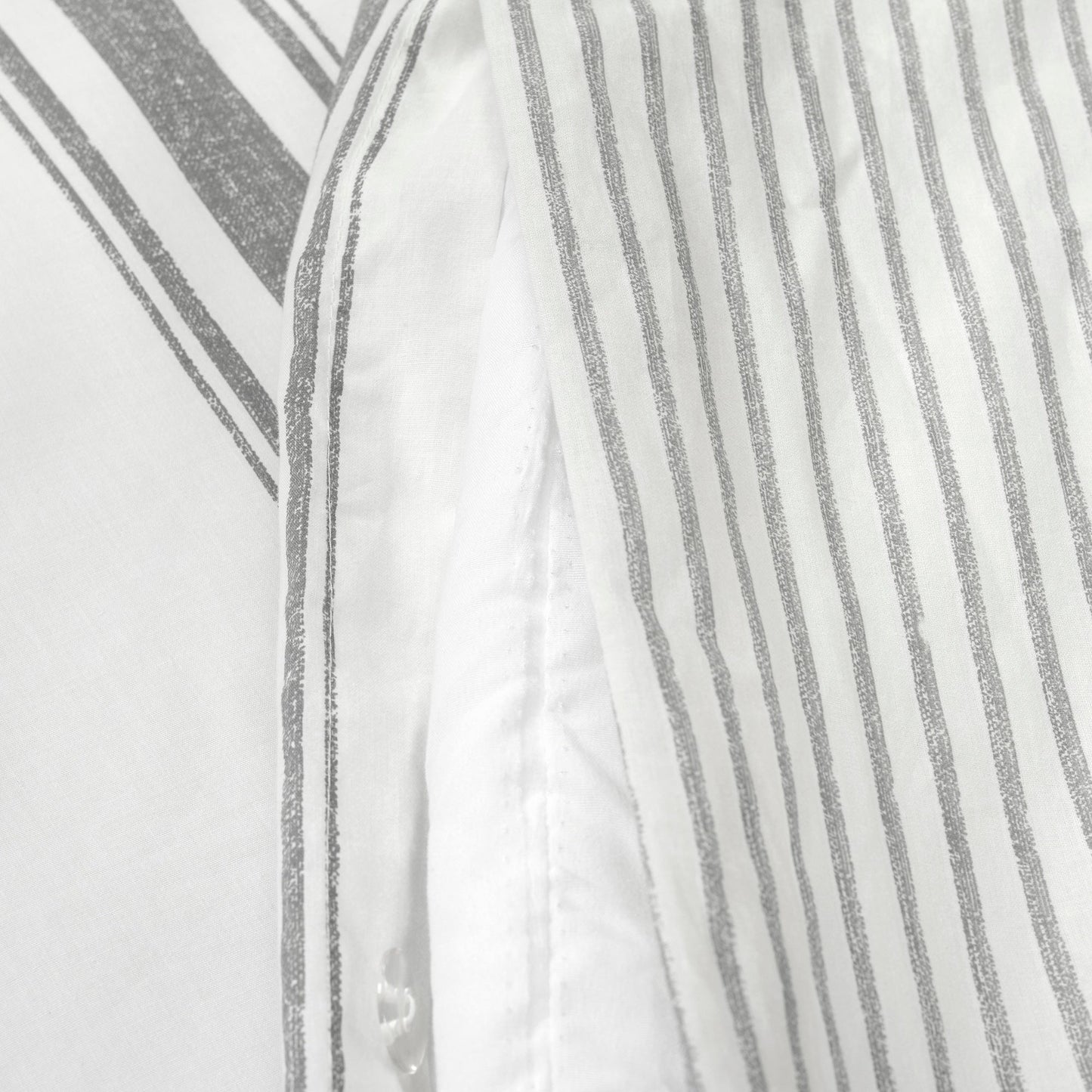 Parure de lit 3 pièces à rayures style ferme Lush Decor