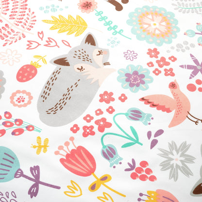 Lush Decor Pixie Fox avec ensemble de draps et couette pour enfants Back To Campus