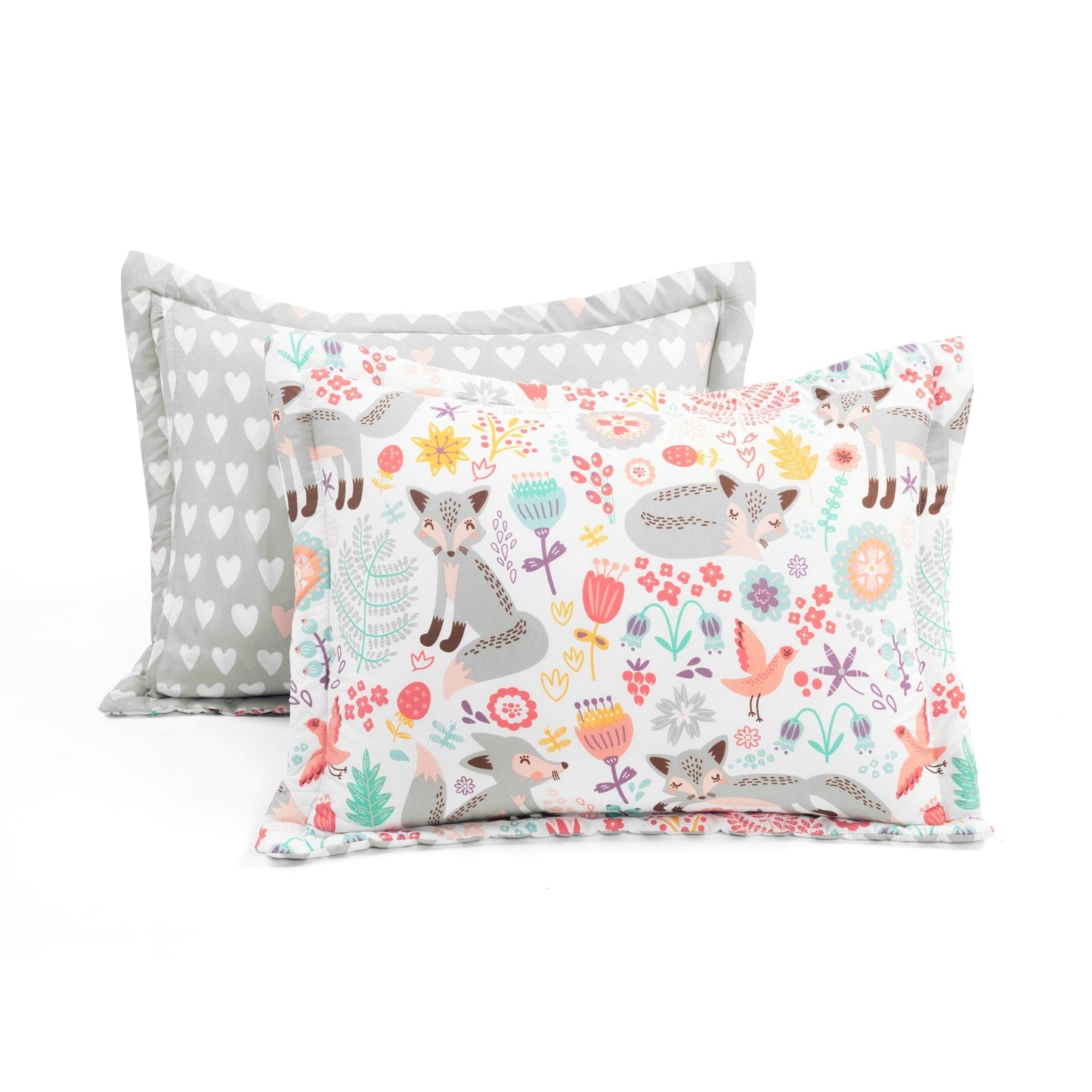 Lush Decor Pixie Fox avec ensemble de draps et couette pour enfants Back To Campus