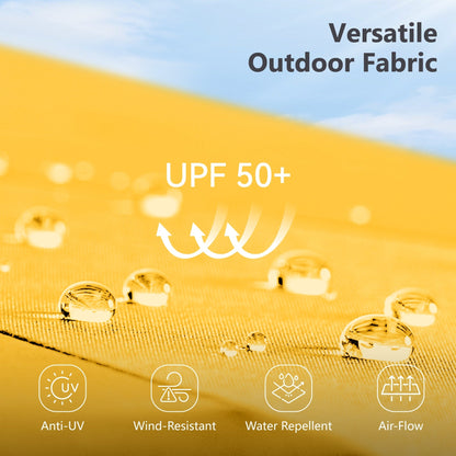 Parasol de patio double face MAISON ARTS extra large de 13 pieds avec manivelle