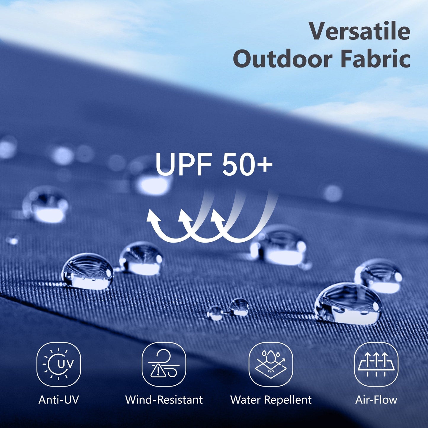 Parasol de patio double face MAISON ARTS extra large de 13 pieds avec manivelle