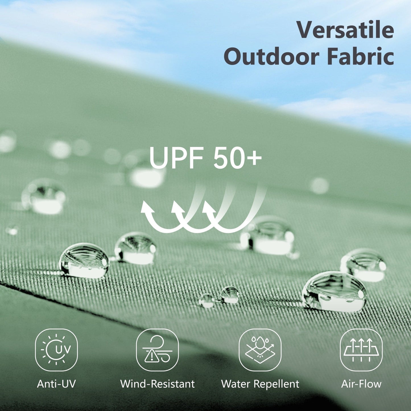 Parasol de patio double face MAISON ARTS extra large de 13 pieds avec manivelle