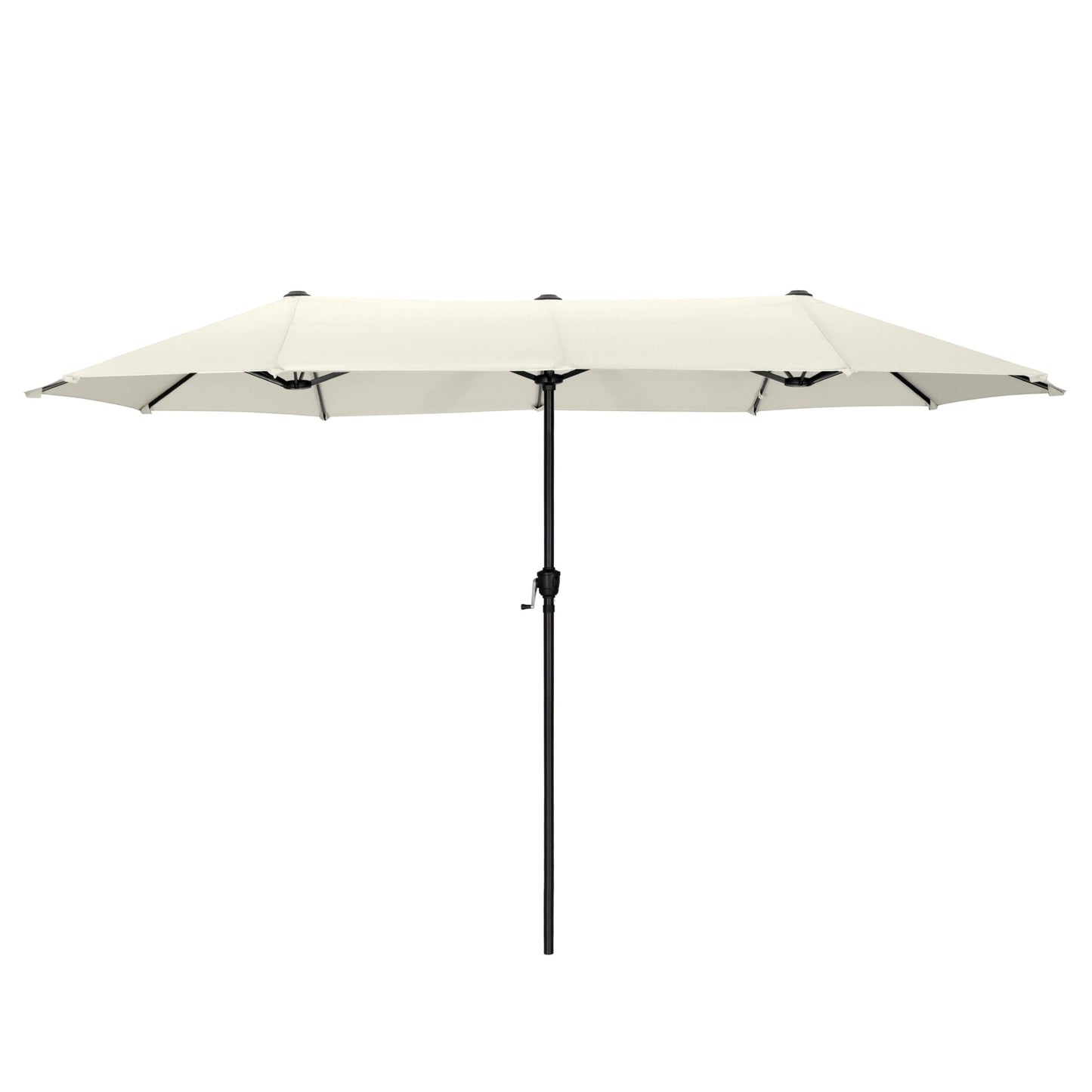 Parasol de patio double face MAISON ARTS extra large de 13 pieds avec manivelle