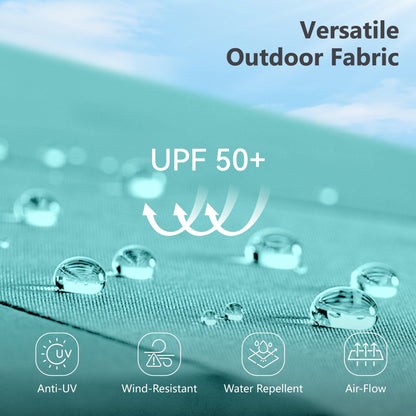 Parasol de patio double face MAISON ARTS extra large de 13 pieds avec manivelle