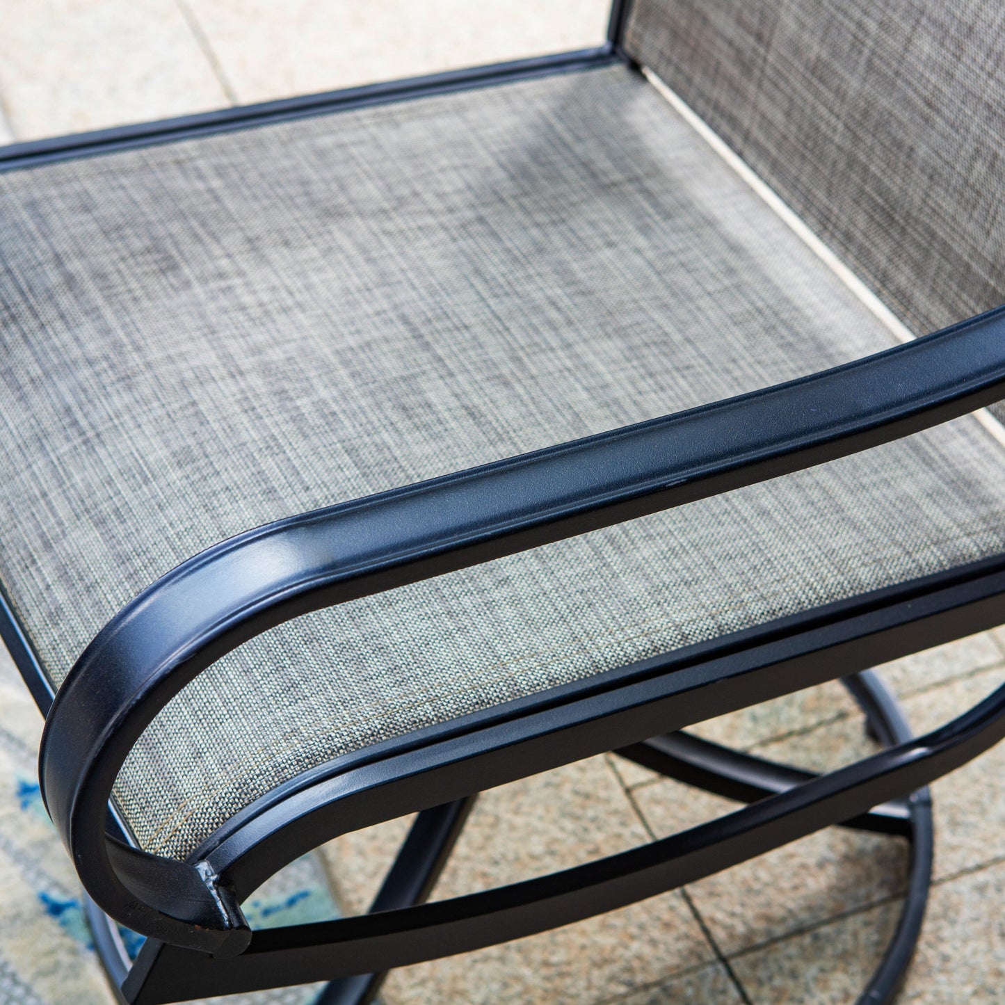 Ensemble de salle à manger de patio 8 pièces MAISON ARTS avec parasol de 13 pieds