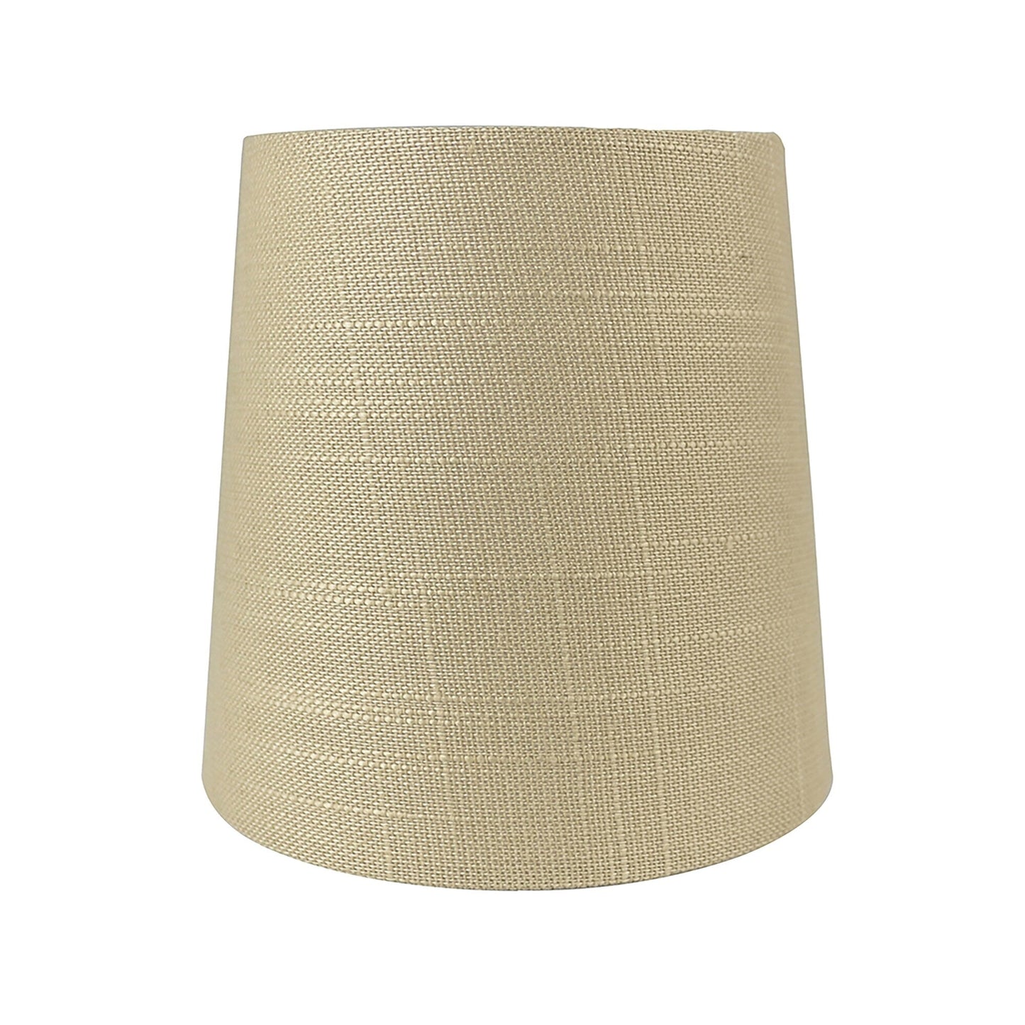 Abat-jour de lustre à clipser en lin MERIVILLE, 4 pouces sur 5 pouces sur 5 pouces