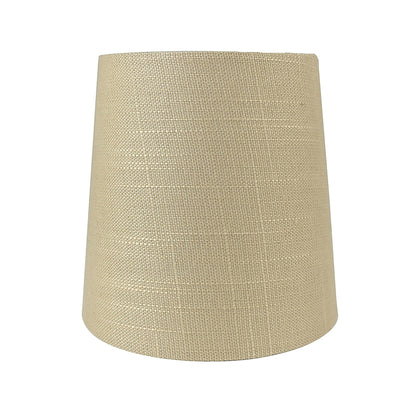 Abat-jour de lustre à clipser en lin MERIVILLE, 4 pouces sur 5 pouces sur 5 pouces