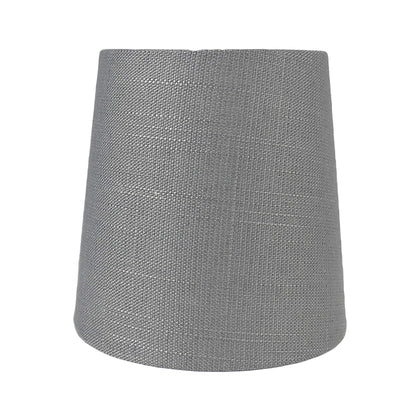 Abat-jour de lustre à clipser en lin MERIVILLE, 4 pouces sur 5 pouces sur 5 pouces